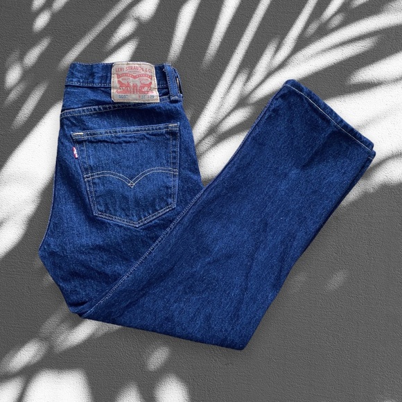 2/$40 Levi’s 505 Indigo High Rise Straight Leg Jeans